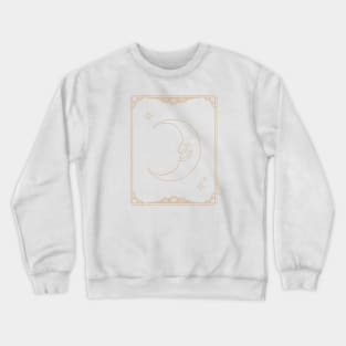 art deco moon Crewneck Sweatshirt